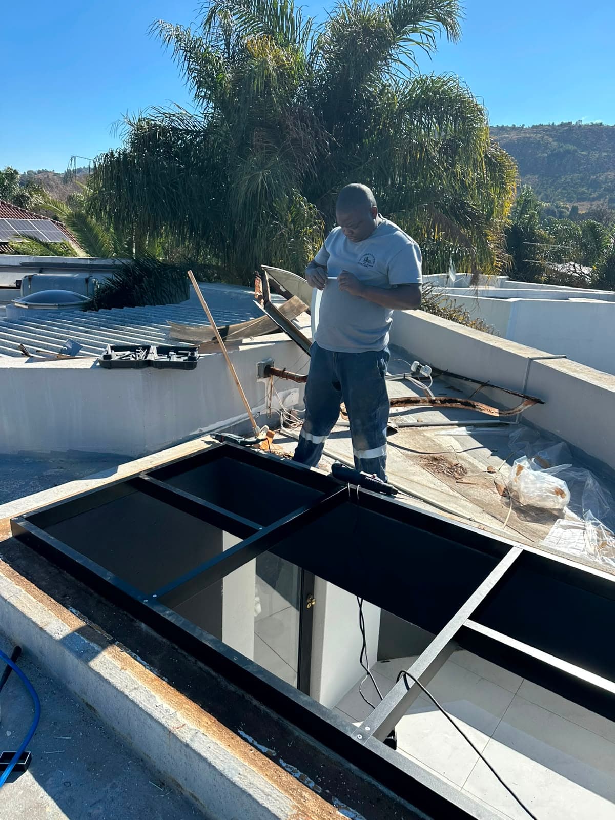 Replacement Aluminium Flat-Roof Skylights project photo 6