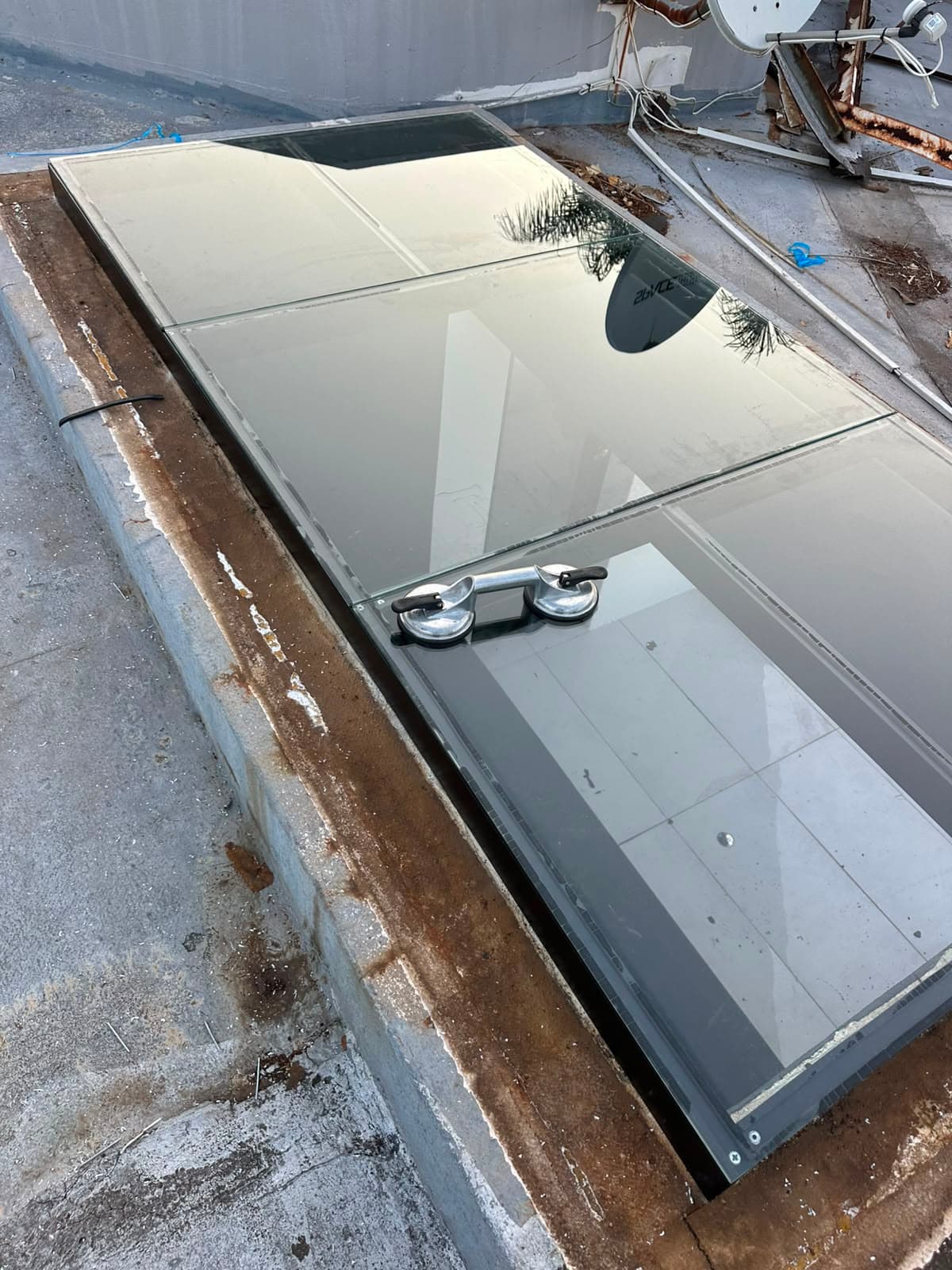 Replacement Aluminium Flat-Roof Skylights project photo 2