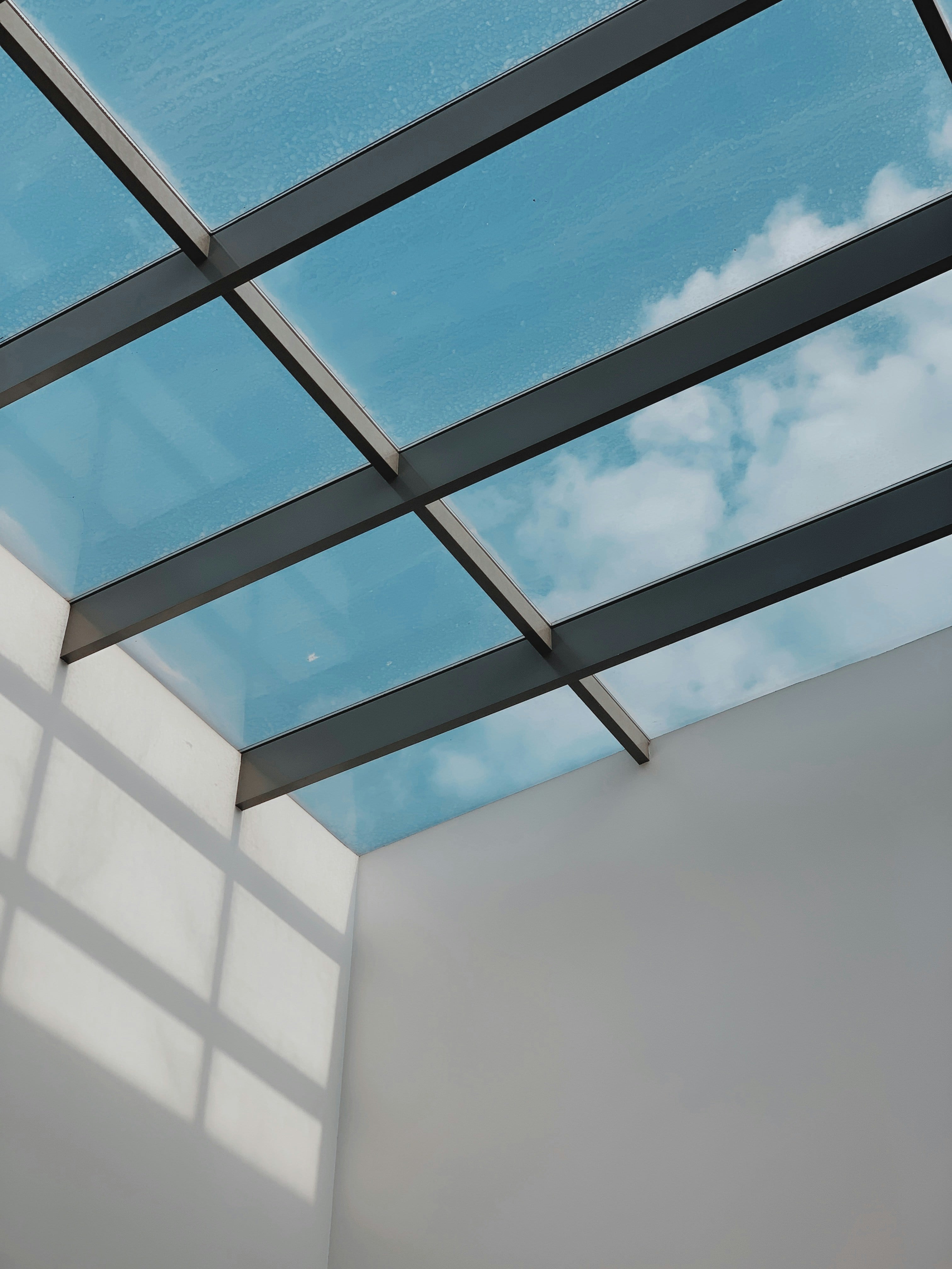 Completed AFG aluminium and glass skylight
