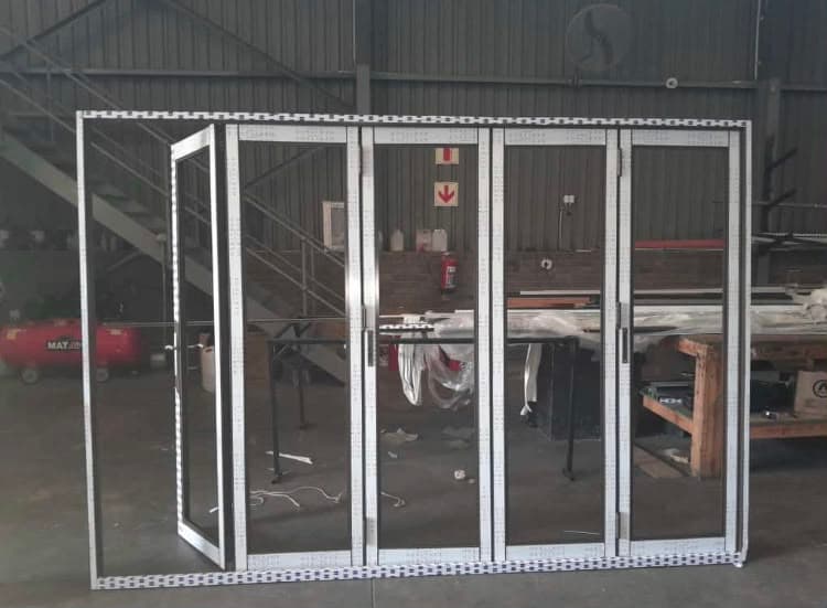 Aluminium Folding Stacking Door Installation project photo 2